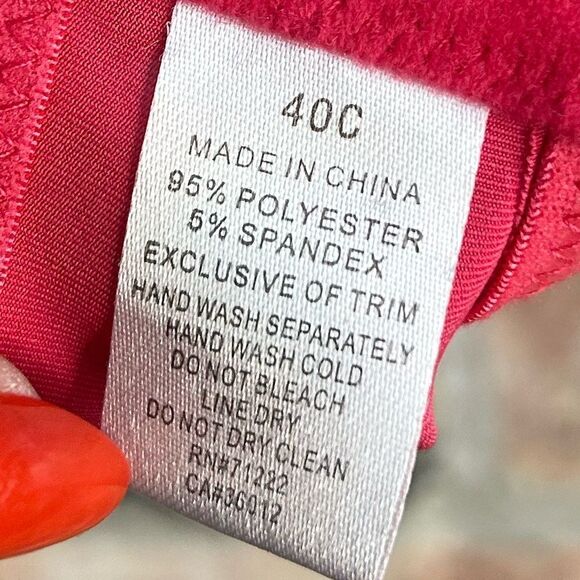 5 for $25🔥40C‎ Hot Pink Strapless Wired Bra - Picture 4 of 5